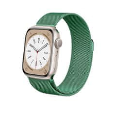 Crong Crong Milano Steel - Trak iz nerjavečega jekla za Apple Watch 42/44/45/49 mm (zelen)