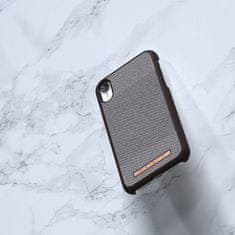 Nordic Elements Nordic Elements Saeson Idun - Ohišje iz materiala za iPhone XR (temno rjav vzorec 1)