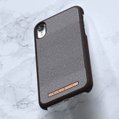 Nordic Elements Nordic Elements Saeson Idun - Ohišje iz materiala za iPhone XR (temno rjav vzorec 1)