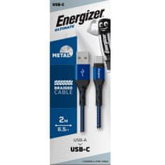 Energizer Energizer Ultimate - Povezovalni kabel USB-A na USB-C 2 m (modri)