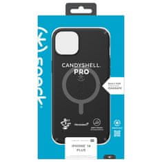 Speck Speck CandyShell Pro + MagSafe - Ohišje za iPhone 14 Plus s prevleko MICROBAN (črno / sivo)