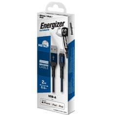 Energizer Energizer Ultimate - Povezovalni kabel USB-A z Lightningom s certifikatom MFi 2 m (modri)