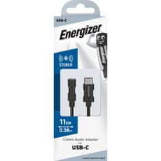 Energizer Energizer Ultimate - Avdio adapter iz USB-C na 3,5 mm priključek 11 cm (črn)