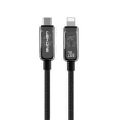 Wekome WEKOME WDC-181 Vanguard Series - USB-C na Lightning Super hitro polnjenje PD 20W priključni kabel 1,2 m (črn)