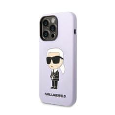 Karl Lagerfeld Karl Lagerfeld Silikonski etui NFT Ikonik - iPhone 14 Pro (vijolični)