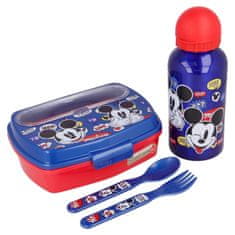 Mickey Mouse Miki Miška - Komplet za kosilo, 400ml bidon, jedilni pribor