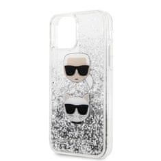 Karl Lagerfeld Karl Lagerfeld Liquid Glitter Hearts - Ohišje za iPhone 11