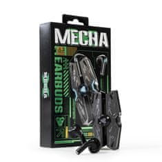 Wekome WEKOME VB06 Mecha Series - brezžične slušalke Bluetooth V5.3 TWS s polnilnim ohišjem (siva barva)