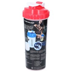 Dunlop Dunlop - Športna steklenica Shaker s priročnim zapiranjem 550 ml (rdeča)