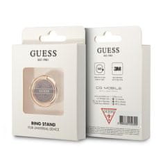 Guess Guess Ring Stand 4G - Magnetno držalo za telefon (rjavo)