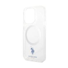 US Polo US Polo Assn MagSafe Collection - Ohišje za iPhone 15 Pro (prozorno)