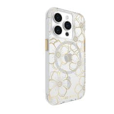 case-mate Ohišje Case-Mate Floral Gems MagSafe - ohišje za iPhone 15 Pro (zlato)