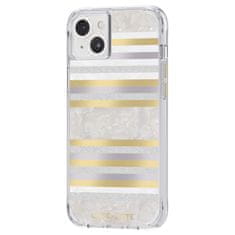 NEW Case-Mate Pearl Stripes MagSafe - ohišje za iPhone 14 Plus, okrašeno z biserom (Pearl Stripes)