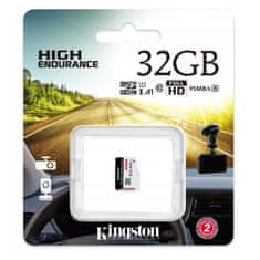 Kingston Kingston High-Endurance Micro SDHC - pomnilniška kartica 32 GB Class 10 UHS-I U1 V10 30/95 MB/s