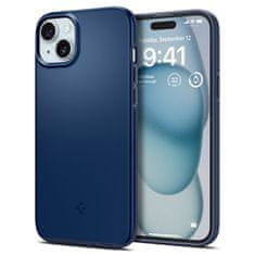 Spigen Spigen Thin Fit - Etui do iPhone 15 (Granatowy)