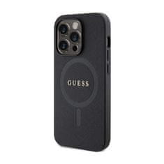 Guess Guess Saffiano MagSafe - Ohišje za iPhone 14 Pro Max (črno)