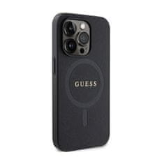 Guess Guess Saffiano MagSafe - Ohišje za iPhone 14 Pro Max (črno)