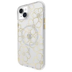 case-mate Ohišje Case-Mate Floral Gems MagSafe - ohišje za iPhone 15 Plus (zlato)