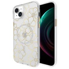 case-mate Ohišje Case-Mate Floral Gems MagSafe - ohišje za iPhone 15 Plus (zlato)