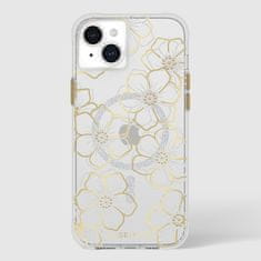 case-mate Ohišje Case-Mate Floral Gems MagSafe - ohišje za iPhone 15 Plus (zlato)