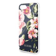 Guess Guess Flower Shiny Collection N3 - Ohišje za iPhone SE 2020 / 8 / 7 (mornarska)