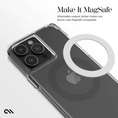 NEW Case-Mate Magnetic Conversion Kit za MagSafe - Univerzalni magnetni obroč za etui / pametni telefon 2 kosa. (bela)