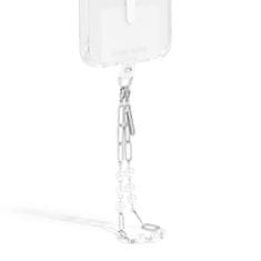 NEW Case-Mate telefonska zapestnica z verižico - univerzalna telefonska vrvica (srebrni biser)