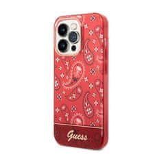 Guess Guess Bandana Paisley - Ohišje za iPhone 14 Pro Max (rdeče)