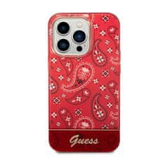 Guess Guess Bandana Paisley - Ohišje za iPhone 14 Pro Max (rdeče)