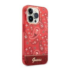 Guess Guess Bandana Paisley - Ohišje za iPhone 14 Pro Max (rdeče)