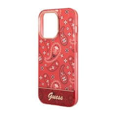 Guess Guess Bandana Paisley - Ohišje za iPhone 14 Pro Max (rdeče)