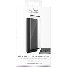 Puro PURO Premium Full Edge Tempered Glass Case Friendly - kaljeno steklo za zaščito zaslona za Samsung Galaxy S20 (črn okvir)