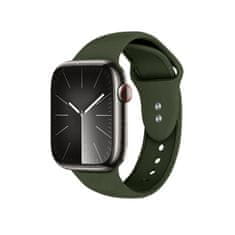 Crong Crong Liquid - Trak za Apple Watch 38/40/41 mm (zelen)