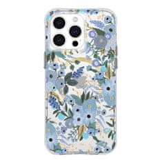 Rifle Paper Prozorno ohišje MagSafe za iPhone 15 Pro Max (Garden Party Blue)