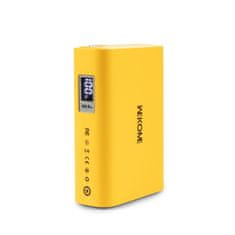 Wekome WEKOME WP-381 Tint Series - Power bank 10000 mAh Super hitro polnjenje USB-C PD 20W + USB-A QC3.0 22,5W (rumena)