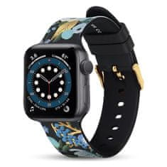 Rifle Paper Rifle Paper Band - trak za Apple Watch 38/40/41 mm (Garden Party Blue)