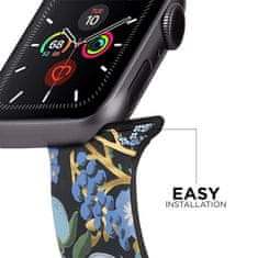 Rifle Paper Rifle Paper Band - trak za Apple Watch 38/40/41 mm (Garden Party Blue)