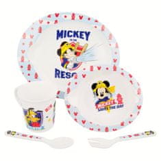 Mickey Mouse Miki Miška - Veliki set posod za mikrovalovno pečico (5 kosov)