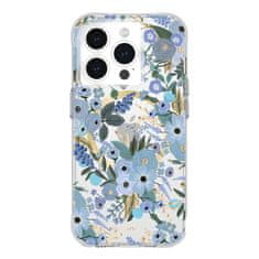 Rifle Paper Rifle Paper prozoren ovitek MagSafe - iPhone 15 Pro (Garden Party Blue)