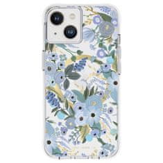 Rifle Paper Rifle Paper prozoren MagSafe - ohišje za iPhone 14 / iPhone 13 (Garden Party Blue)