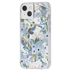 Rifle Paper Rifle Paper prozoren MagSafe - ohišje za iPhone 14 / iPhone 13 (Garden Party Blue)