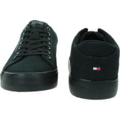 Tommy Hilfiger Čevlji črna 44 EU Vulc Low Canvas