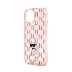 Karl Lagerfeld Karl Lagerfeld Monogram Choupette - Etui iPhone 15 (różowy)