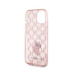 Karl Lagerfeld Karl Lagerfeld Monogram Choupette - Etui iPhone 15 (różowy)