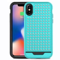 ZIZO Zizo Star Diamond Hybrid Cover - Ohišje za iPhone X (Teal/Black)