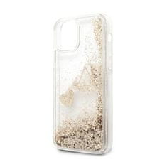 Guess Guess Liquid Glitter Charms - Ohišje za iPhone 12 / iPhone 12 Pro (zlato)