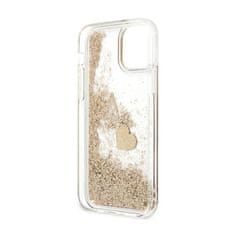 Guess Guess Liquid Glitter Charms - Ohišje za iPhone 12 / iPhone 12 Pro (zlato)