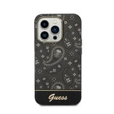 Guess Guess Bandana Paisley - Ohišje za iPhone 14 Pro (črno)