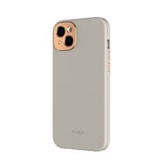 Moshi Moshi Napa Slim MagSafe - usnjen ovitek za iPhone 14 Plus (siva)