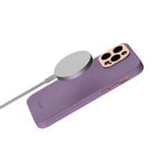 Moshi Moshi Napa Slim MagSafe - usnjen ovitek za iPhone 14 Pro (vijolična)